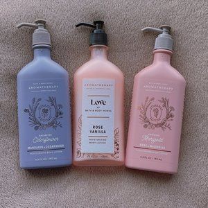 Bath & Body Works Aromatherapy Moisturizing Lotion W/ Natural Essential Oils